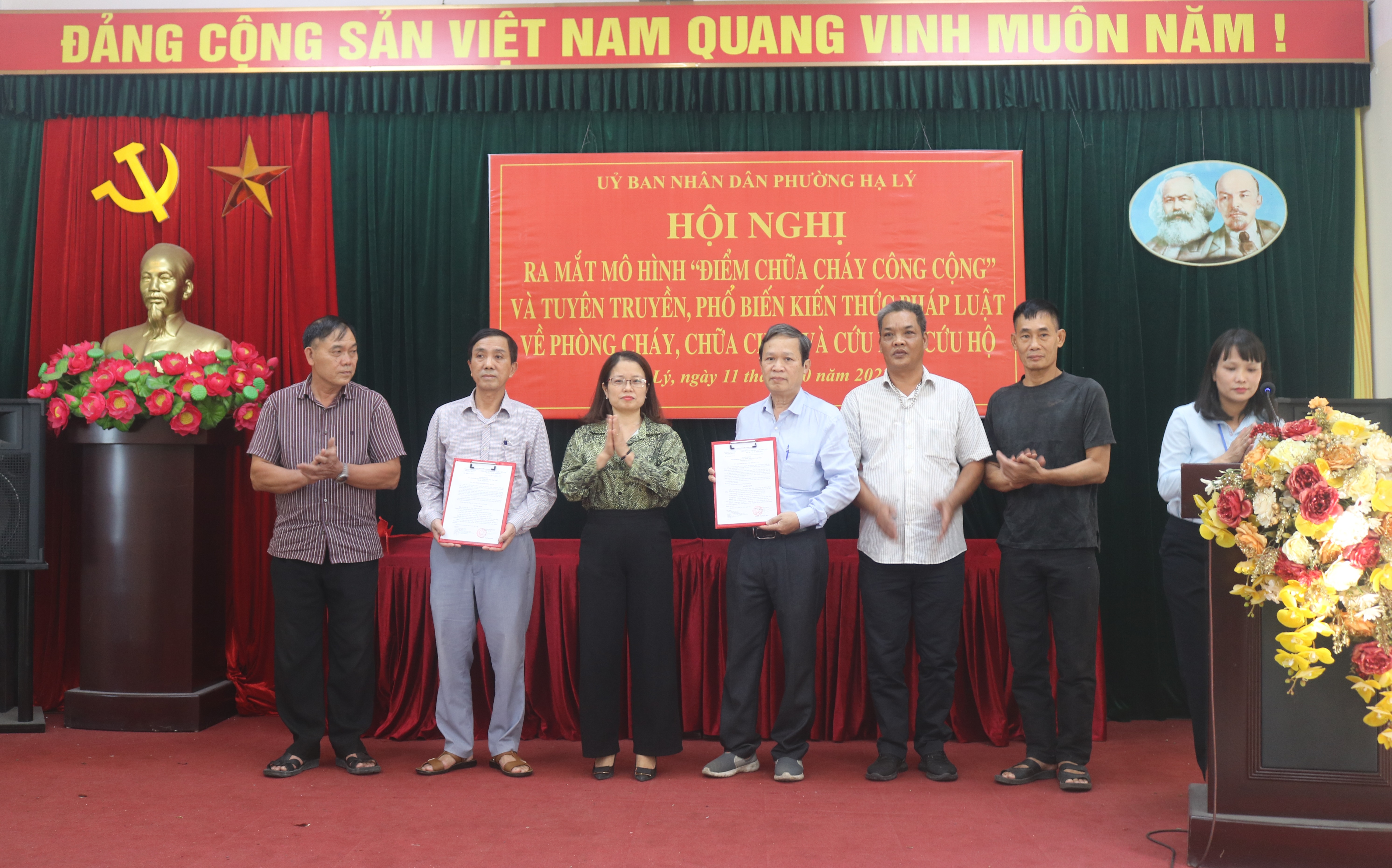 Phường Hạ Lý (Hồng Bàng): Ra mắt mô hình “Điểm chữa cháy công cộng”, tuyên truyền PCCC, CNCH